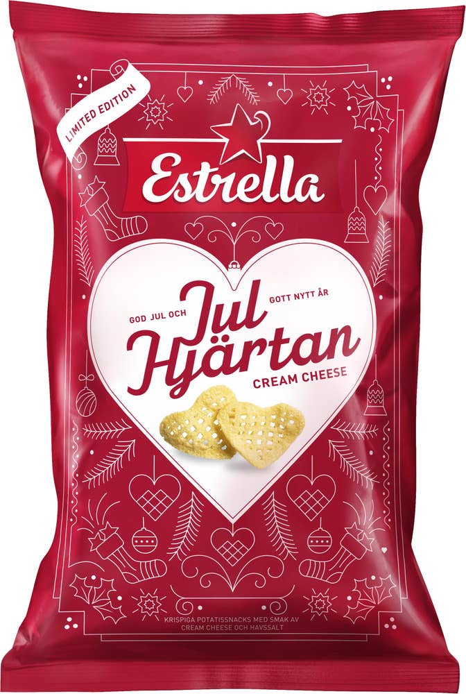 Estrella Julhjärtan Cream Cheese