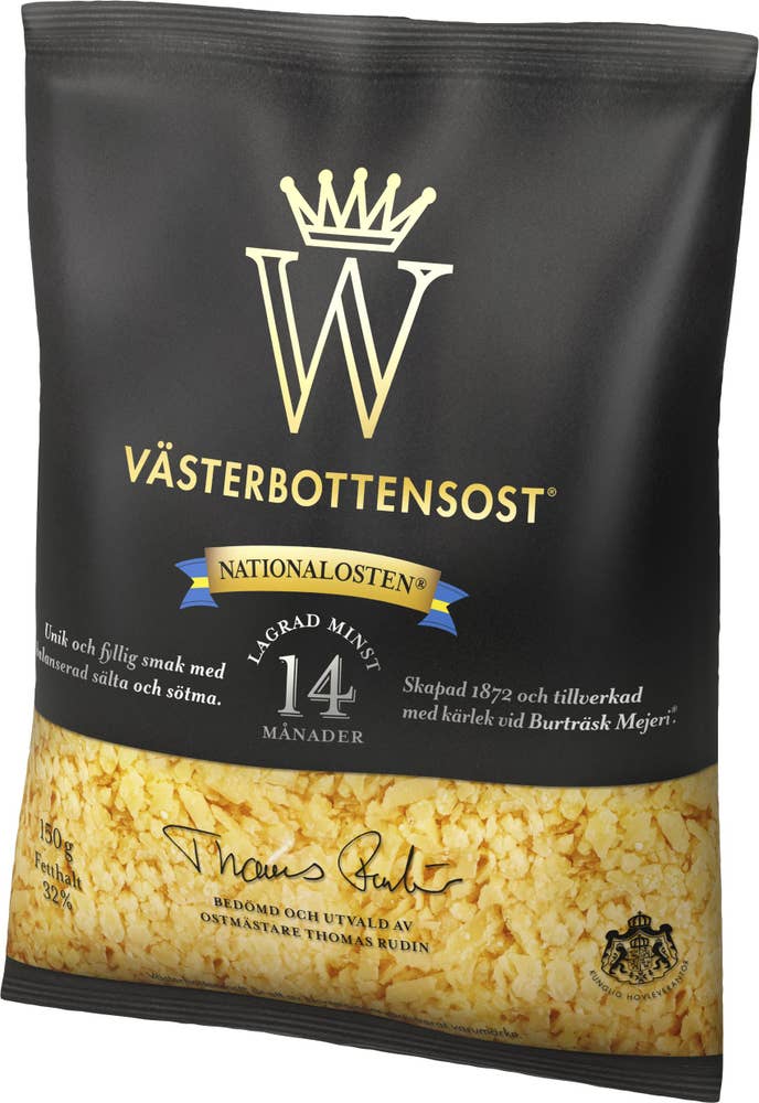 Västerbottensost® 33% Riven Norrmejerier