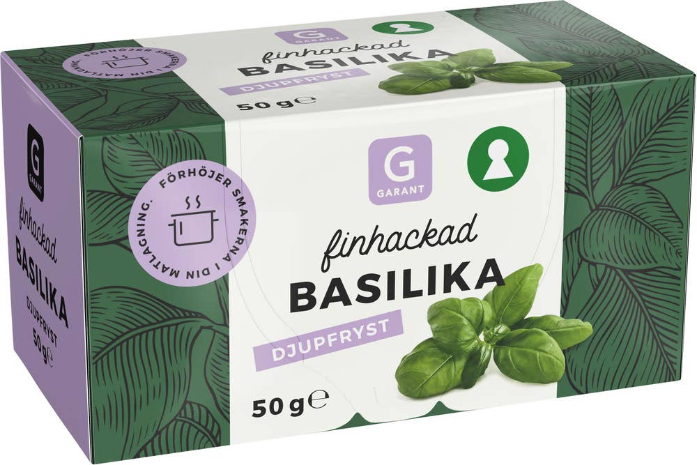 Garant Basilika Finhackad Fryst