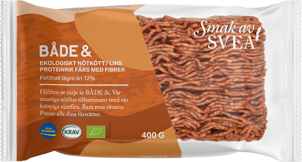 Smak av SVEA Färs Nötkött och Linser 12% EKO/KRAV