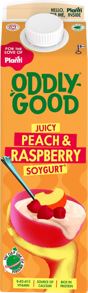 Oddlygood® Soygurt Persika & Hallon
