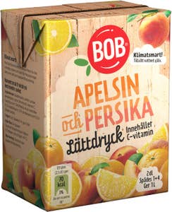 Bob Lättdryck Apelsin & Persika Koncentrat
