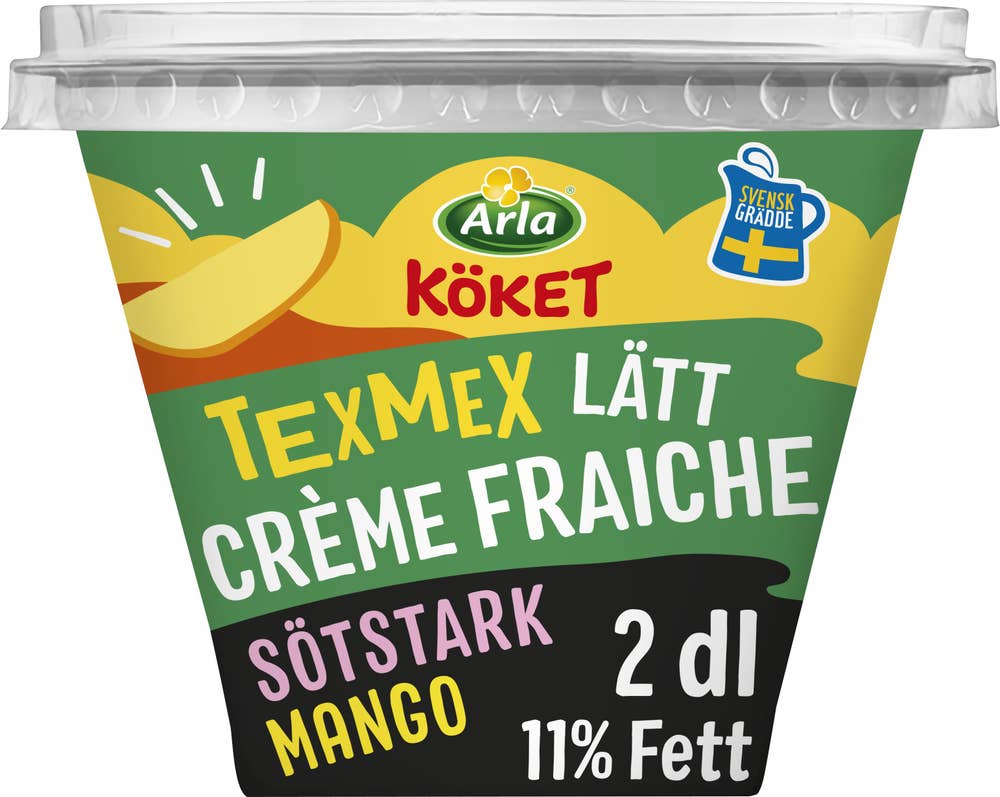 Arla Köket® Lätt Crème Fraiche Sötstark Mango 11%