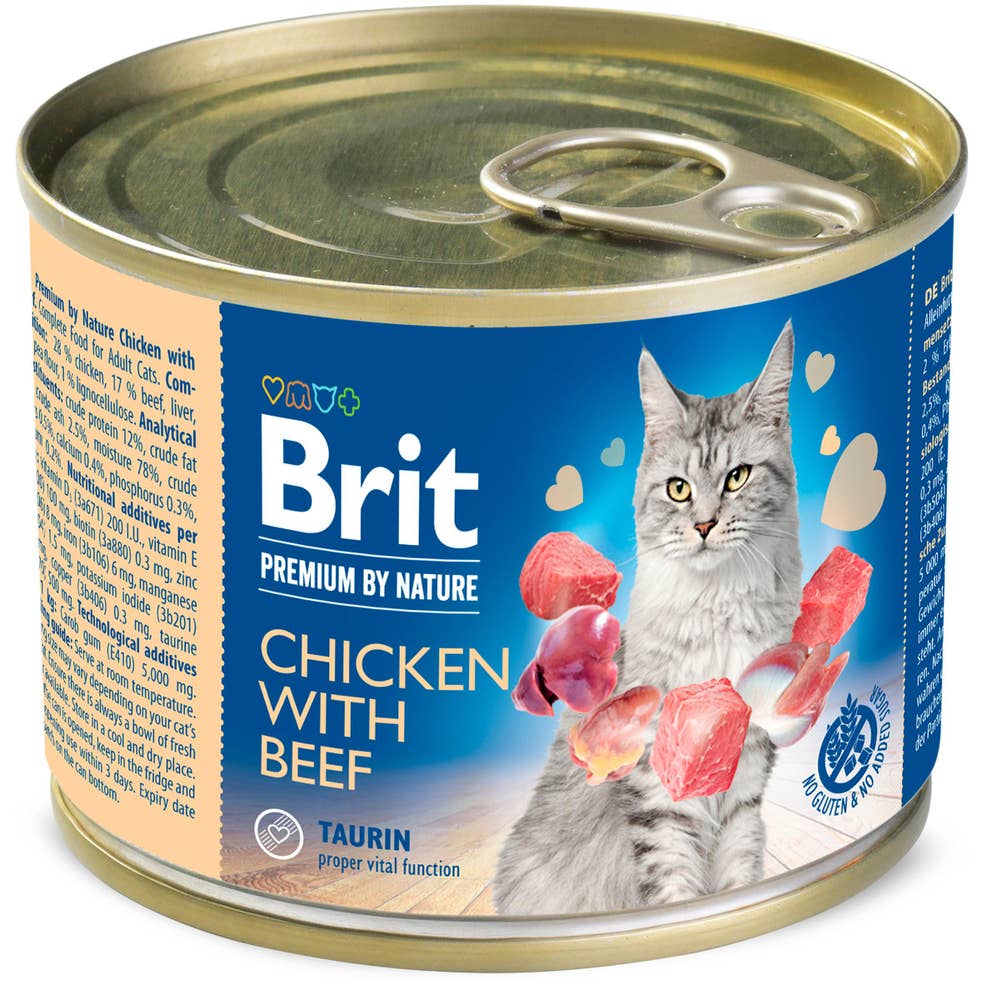 Brit Premium Våtfoder Kyckling & Biff