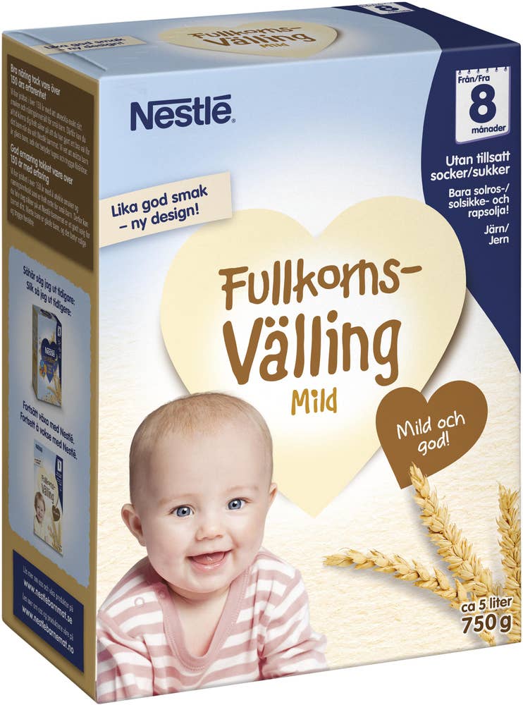 Nestlé Min Godnattvälling Mild Fullkorn 8M