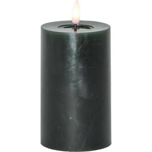 Star Trading Blockljus LED Flamme Flow Grön 15cm