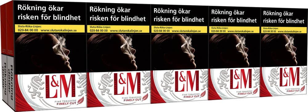 L&M Cigaretter Limpa 10-p Red Label L&M