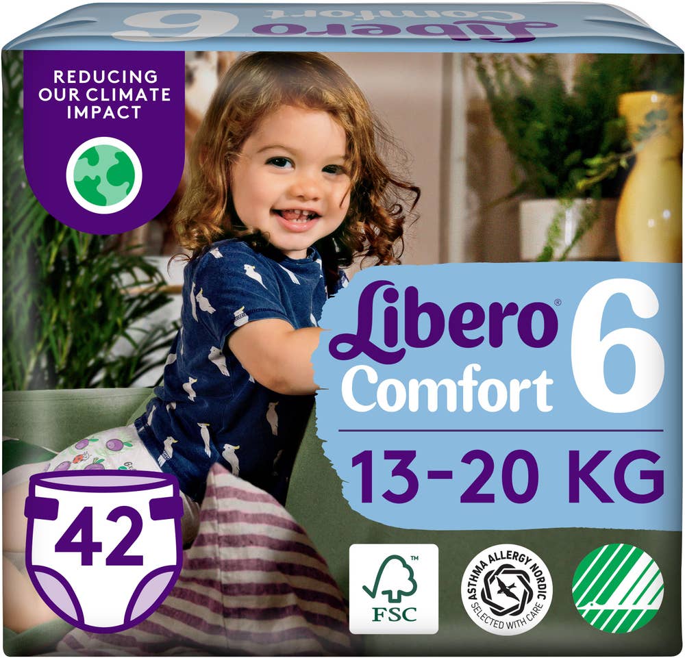 Libero Blöja Comfort (6) 13-20kg