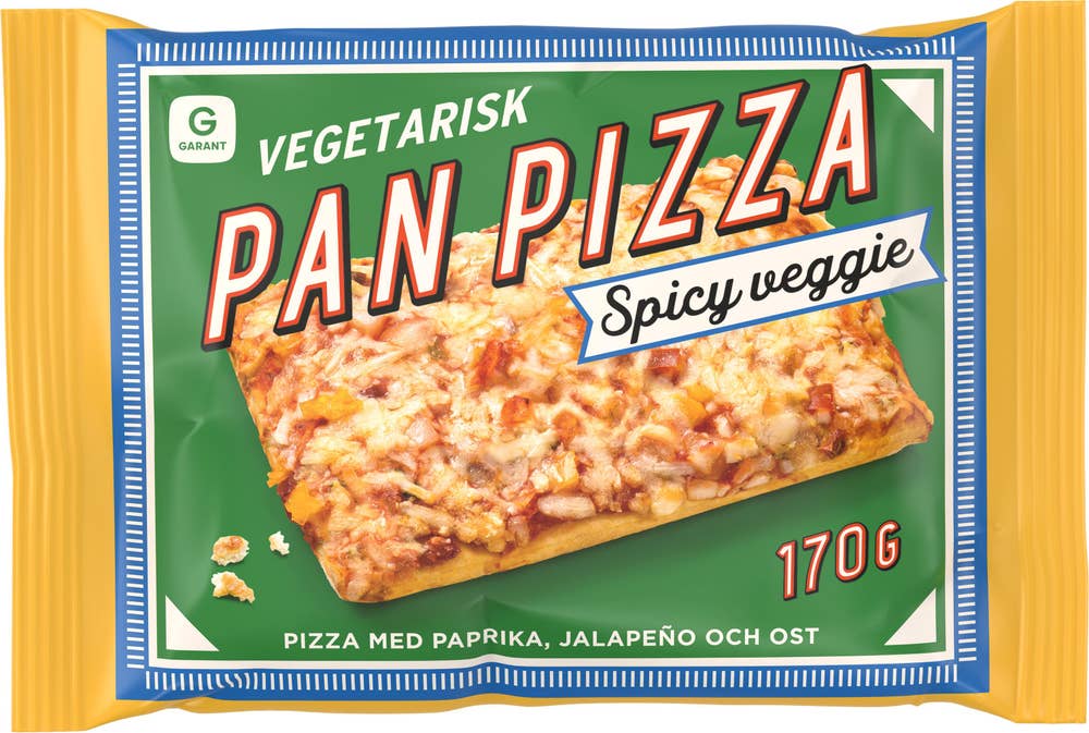 Garant Pan Pizza Spicy Veggie Fryst