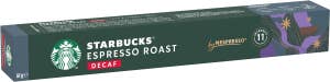 Starbucks By Nespresso Espresso Roast Decaf 11 Kaffekapslar