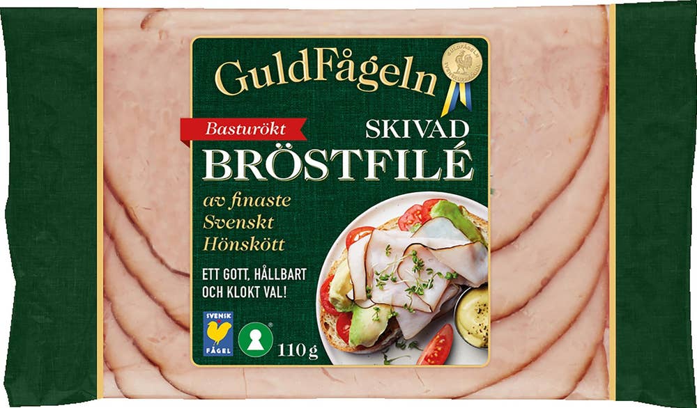 Guldfågeln Hönsbröstfilé Basturökt