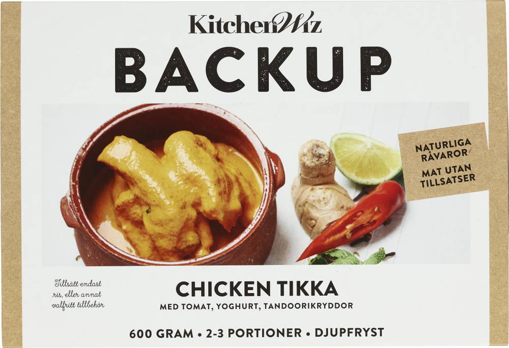 Backup Chicken Tikka 2-3 Port Fryst