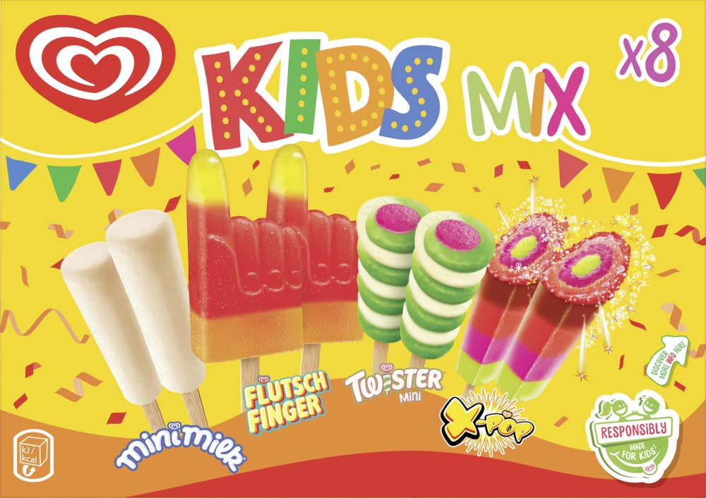 GB Glace Glasspinnar Kids Mix Flerpack