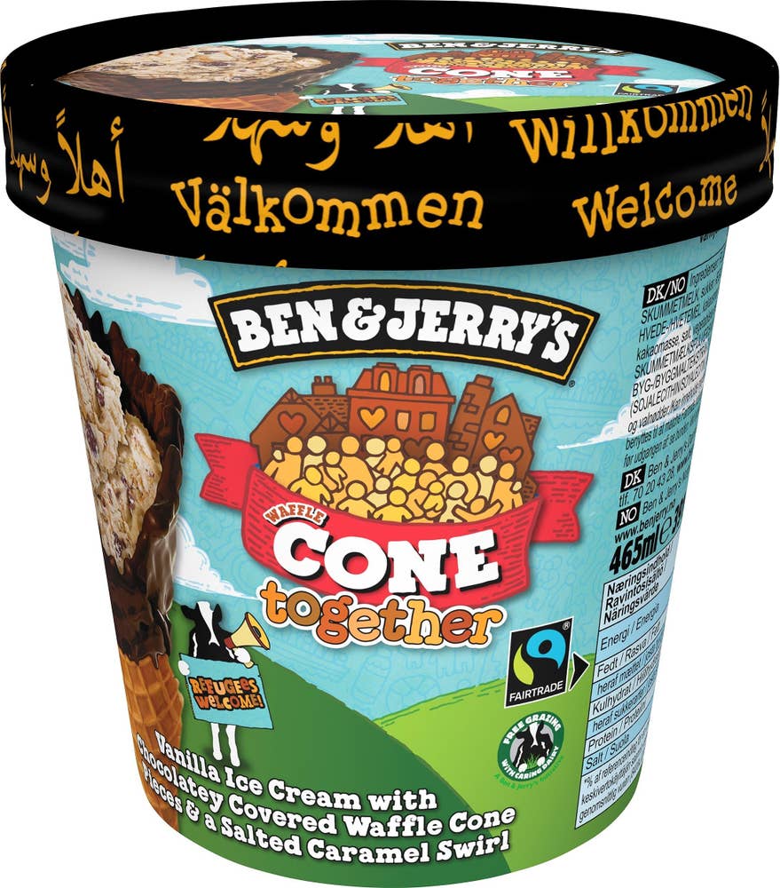Ben & Jerry's Cone Together Fairtrade 465ml Ben & Jerry's