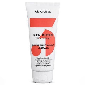 Kronans Apotek Ren Rutin Lermask, Ansiktsmask,