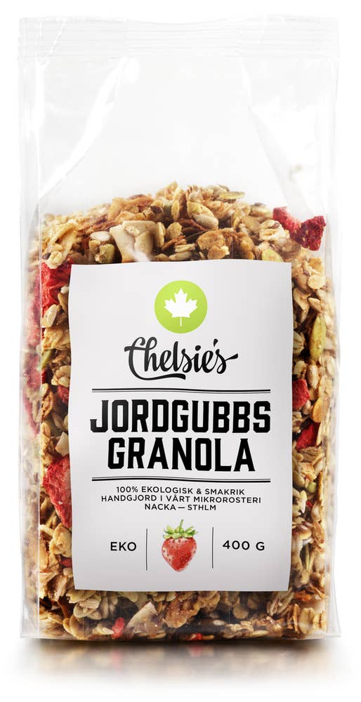 Chelsie's  Jordgubbsgranola Glutenfri EKO