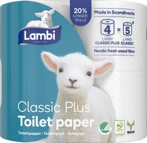 Lambi Toalettpapper Classic Plus