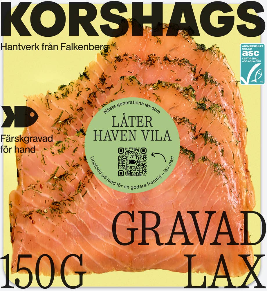 Korshags Gravad Lax Uppfödd på Land ASC