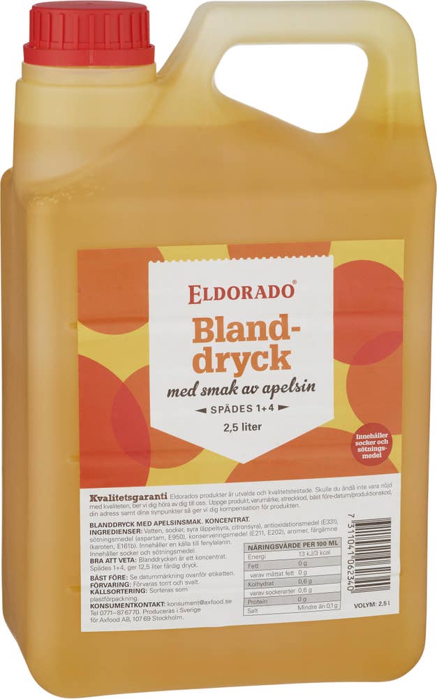 Eldorado Blanddryck Apelsin