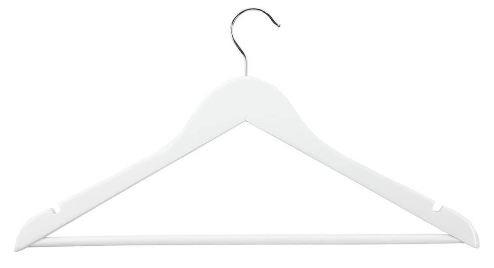 Clas Ohlson Klädgalge Vit 8-p Clas Ohlson