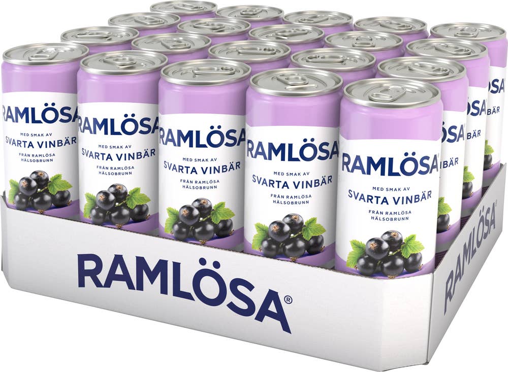Ramlösa Svarta Vinbär Flak 20x33cl