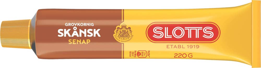 Slotts Skånsk Senap Stark & Grovkornig