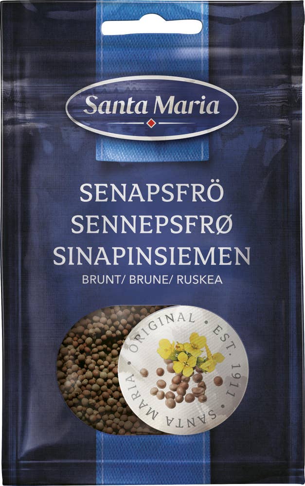 Santa Maria Senapsfrö Brunt