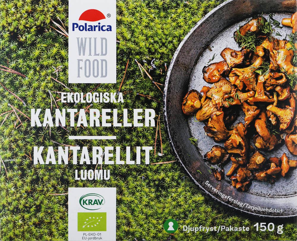 Polarica Vilt Kantareller Fryst EKO/KRAV Polarica