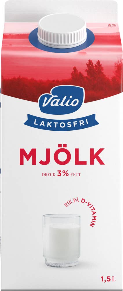 Valio Standardmjölk Laktosfri 3%