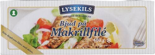 Lysekils Makrillfilé Fryst