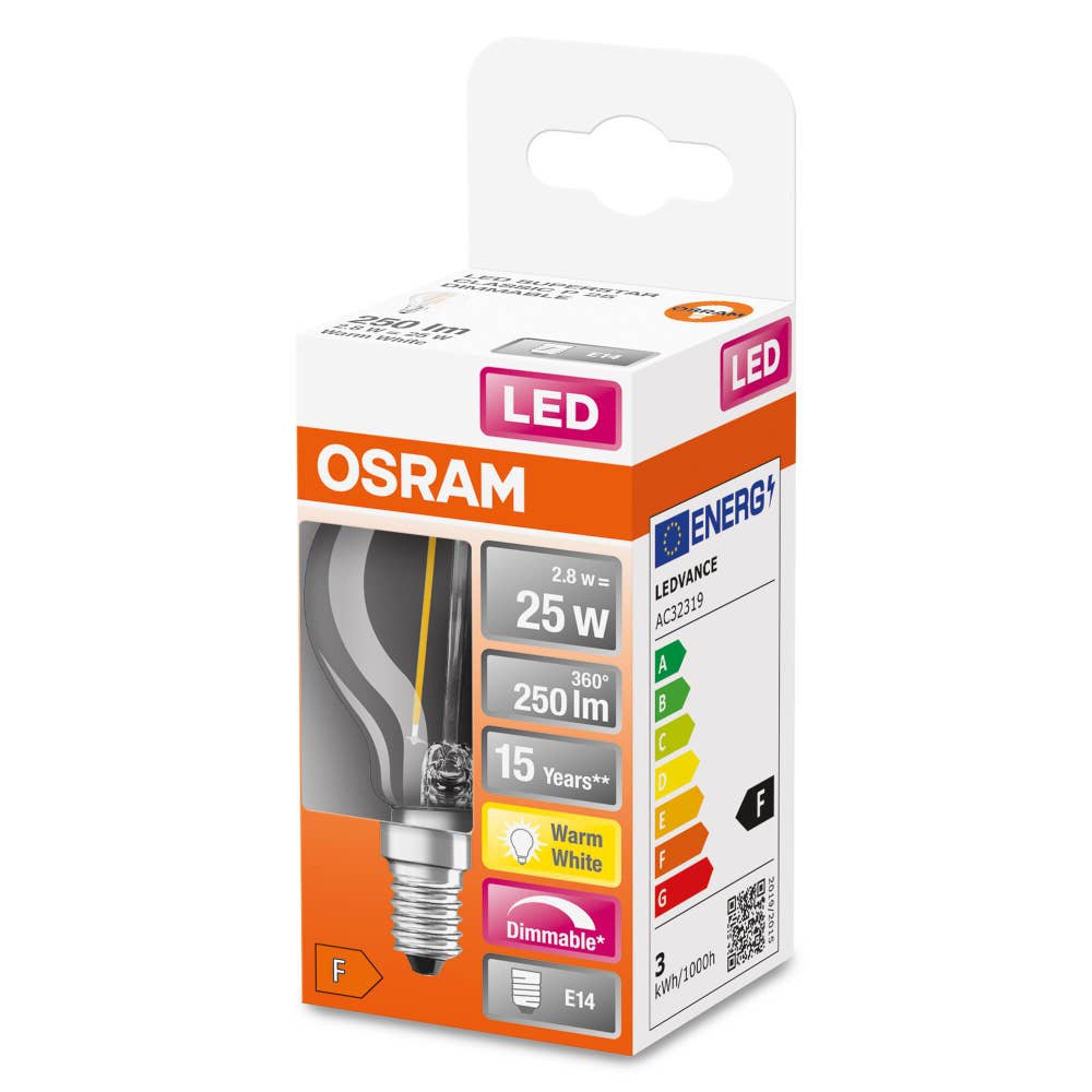 Osram Klotlampa LED 25W E14