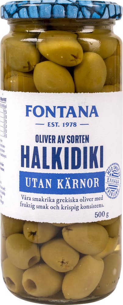 Fontana Halkidiki Oliver utan Kärnor