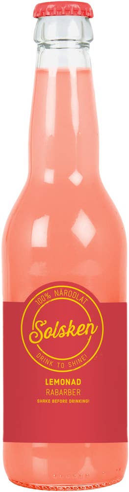 Solsken Lemonad Rabarber & Citron