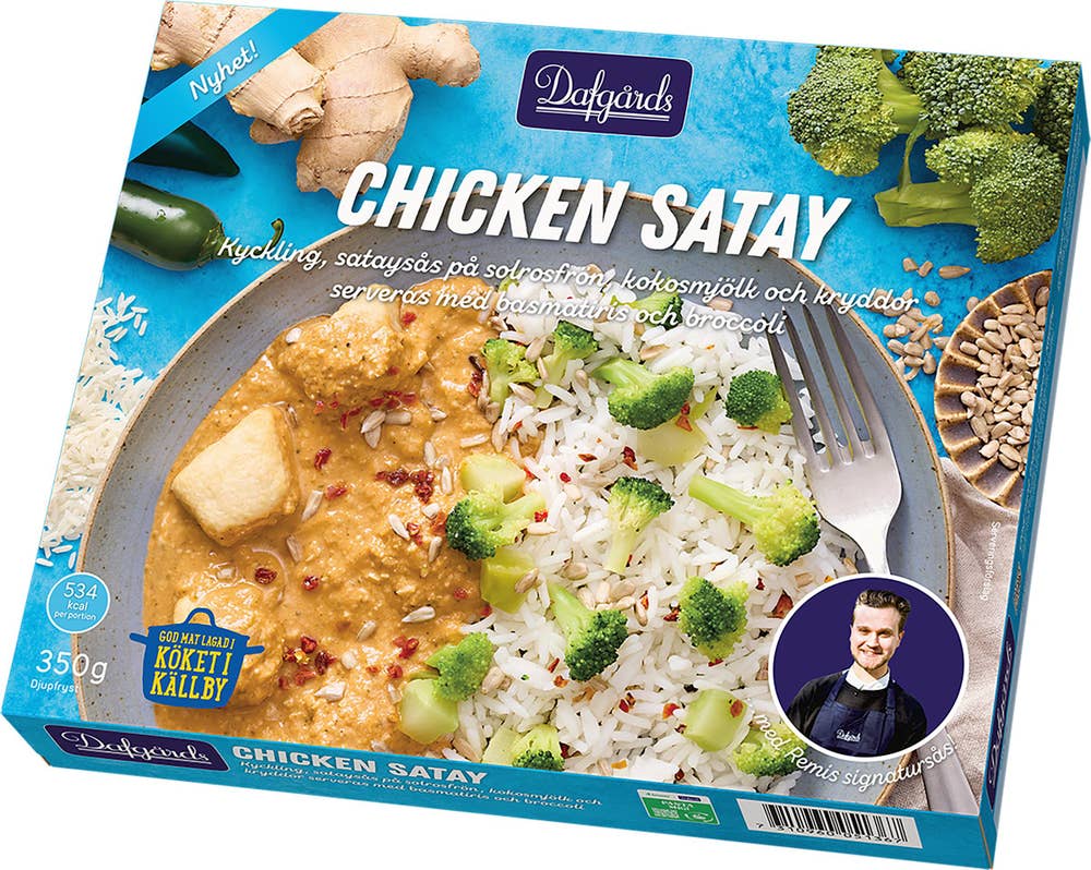 Dafgårds Chicken Satay Fryst