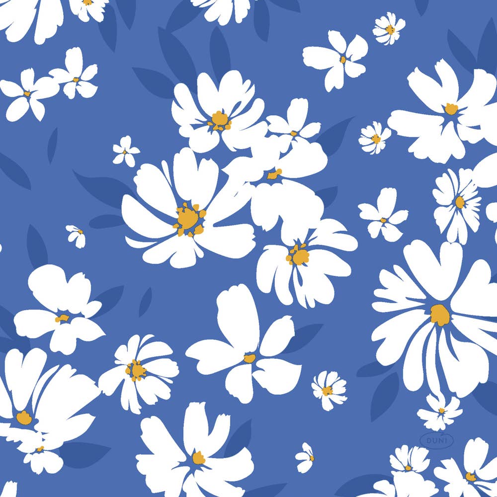 Duni Servett Sunny Day Blue 3-lags 33x33cm