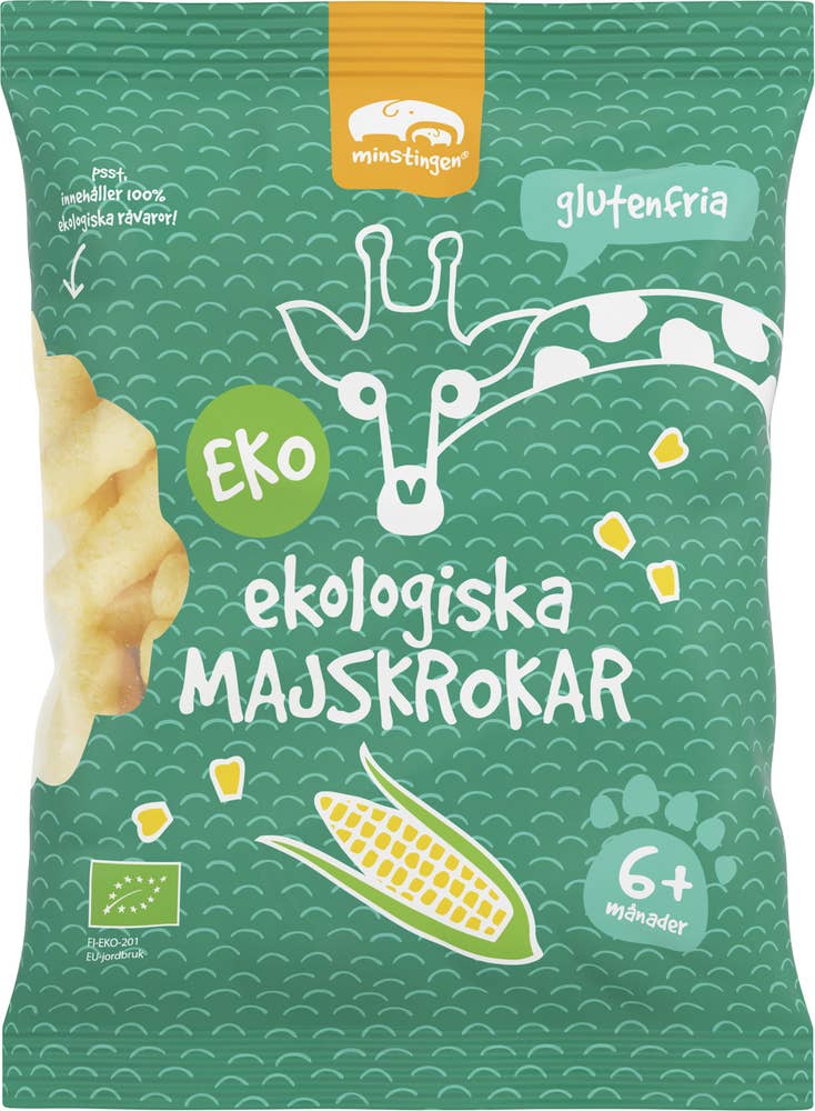 Minstingen Majskrokar Naturella +6M EKO