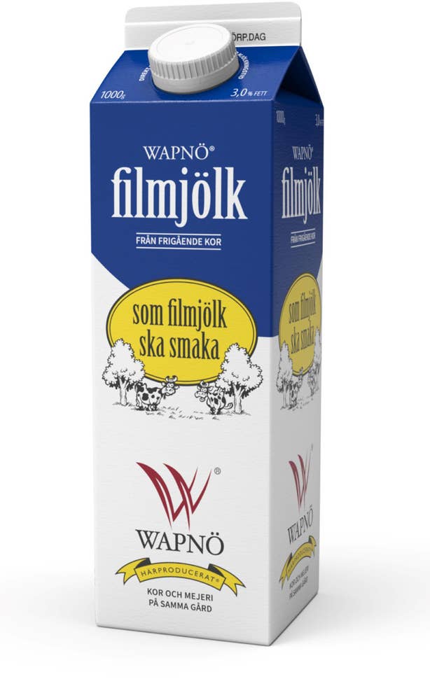 Wapnö Filmjölk 3,0% 1L Wapnö
