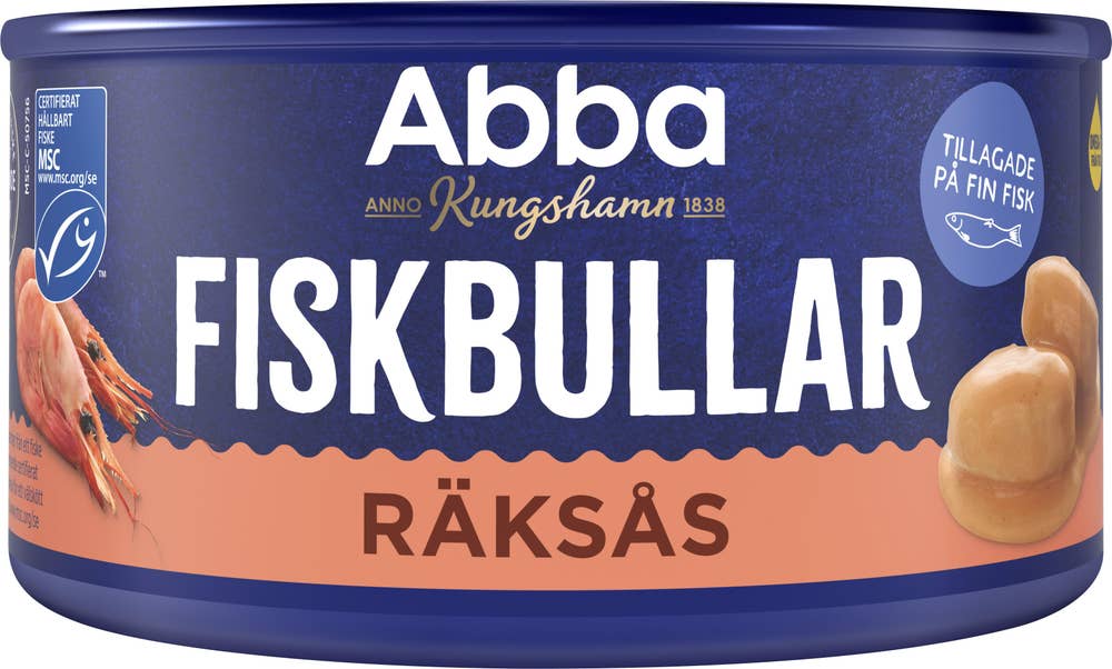 Abba Fiskbullar Räksås MSC