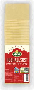 Arla® Götene Hushållsost Skivad Ost 26%