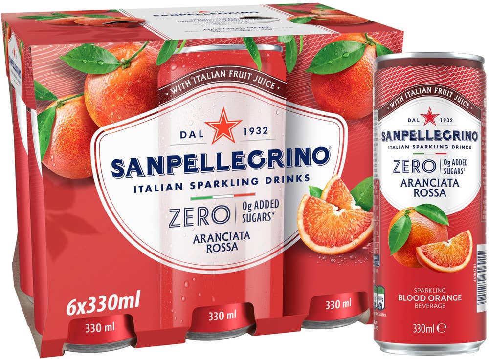 SanPellegrino San Pellegrino Aranciata Rossa Zero 6x33cl