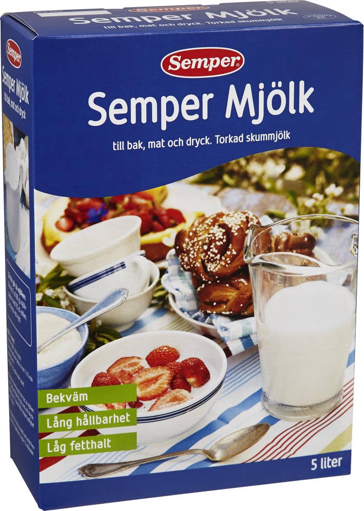 Semper Mjölkpulver Fettfri