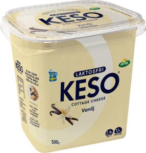 KESO® Cottage Cheese Vanilj Laktosfri 2,9%