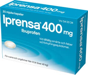 Iprensa Ibuprofen 400mg Mjuk Kapsel