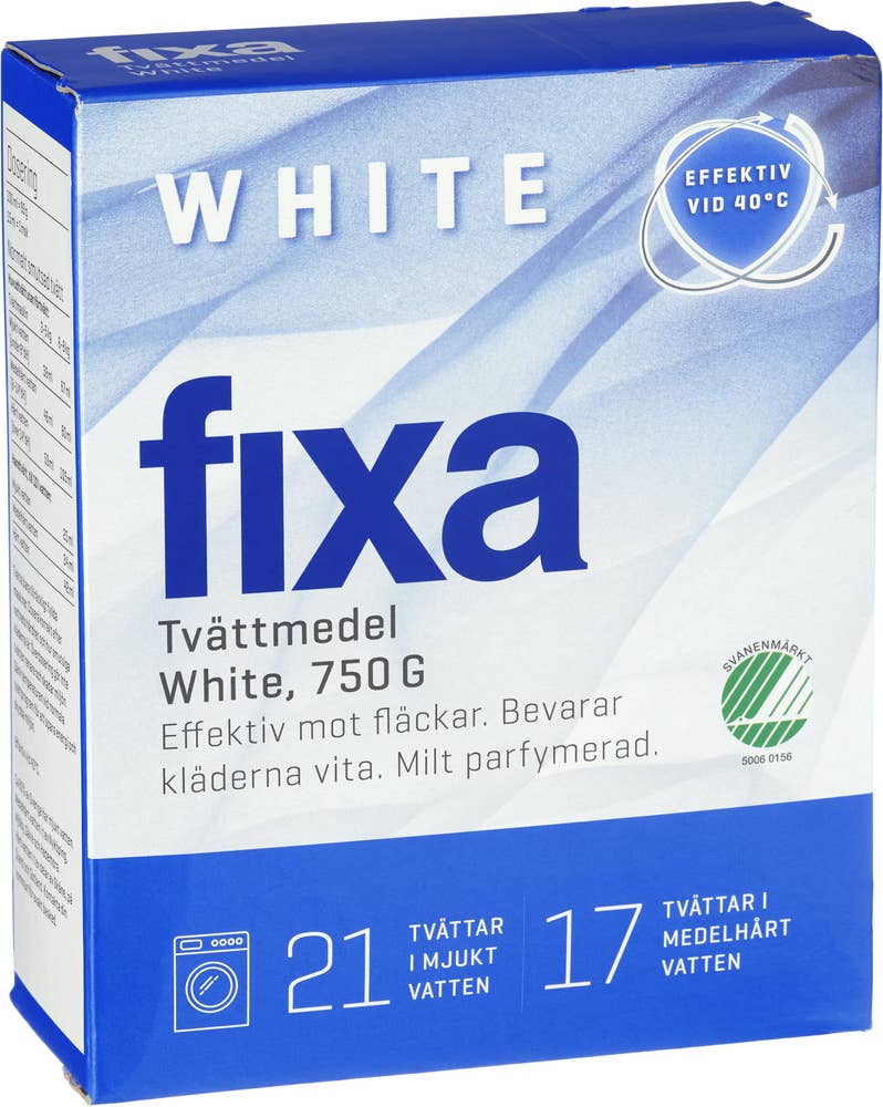 Fixa Tvättmedel Pulver White