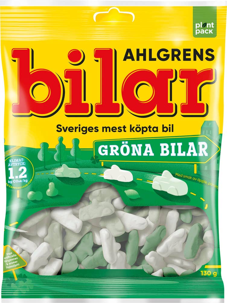 Ahlgrens Bilar Ahlgrens Gröna Bilar 130g
