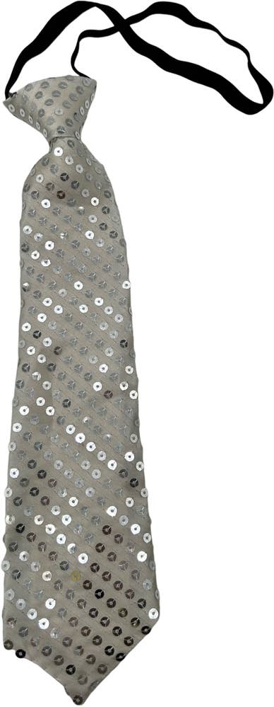 Hedlundgruppen Slips Silverpaljetter 34cm