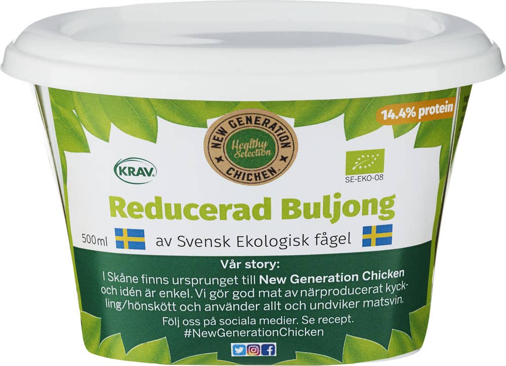 New Generation Chicken Reducerad Buljong EKO New Generation Chicken