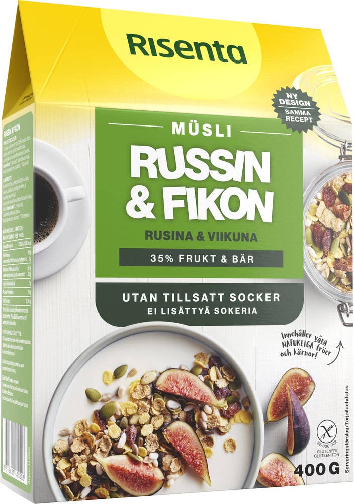 Risenta Müsli Glutenfri Russin/Fikon Risenta