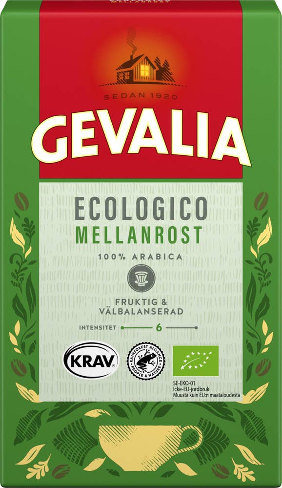Gevalia Kaffe Mellanrost EKO/KRAV