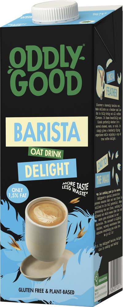 Oddlygood® Barista Delight Glutenfri Havredryck 1,5%